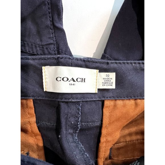 Coach Army Pants in Navy Blue - Picture 4 of 5